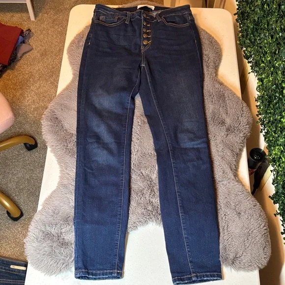 Vervet High-Rise Skinny Jeans with Button Fly - Picture 5 of 6